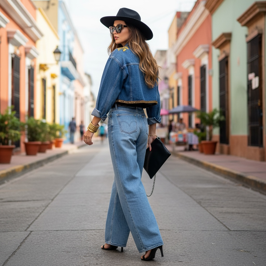 Campera Artística con Bordados y Pintura – Edición Única