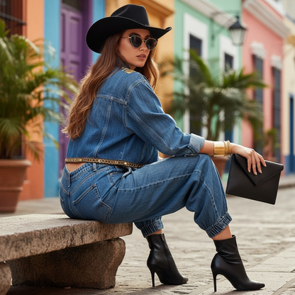 Campera Artística con Bordados y Pintura – Edición Única