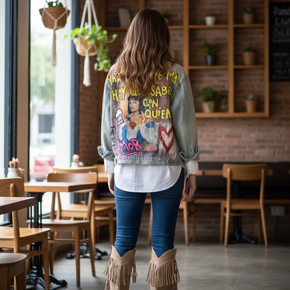 Campera intervenida “Para portarse mal, hay que saber con quién”