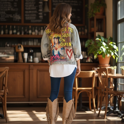 Campera intervenida “Para portarse mal, hay que saber con quién”