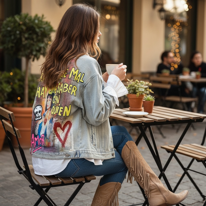 Campera intervenida “Para portarse mal, hay que saber con quién”
