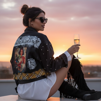 Campera "No voy a vivir con sabor a poco"