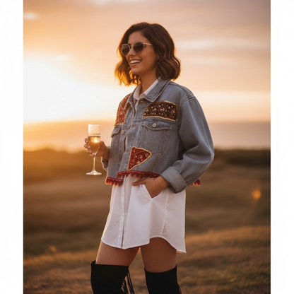 Campera "Más humana, menos perfecta, mas feliz"