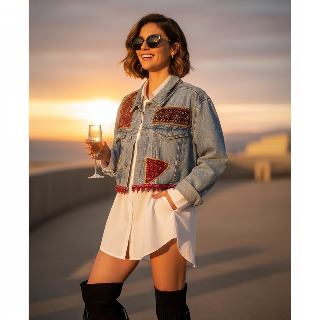 Campera "Más humana, menos perfecta, mas feliz"