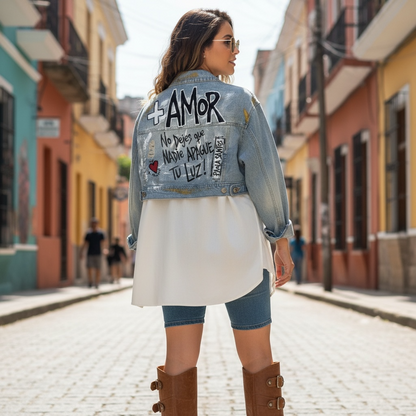 Campera "Que nadie apague tu luz"