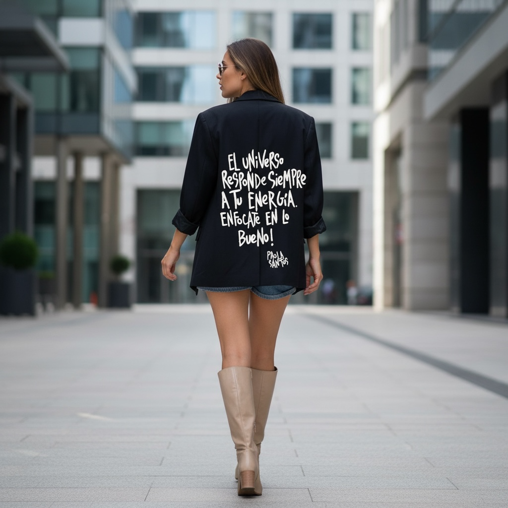 BLAZER CON BORDADO – “EL UNIVERSO"