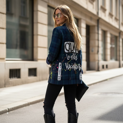 🖤 Blazer Escocés "Calma"