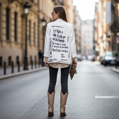 Blazer “No pierdas tiempo..."