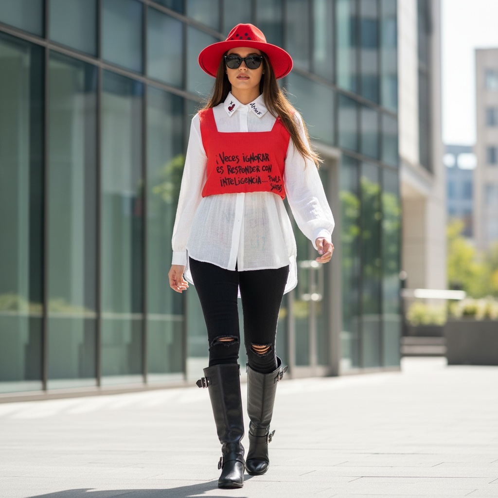 Top de Lino Intervenido – Edición Frases