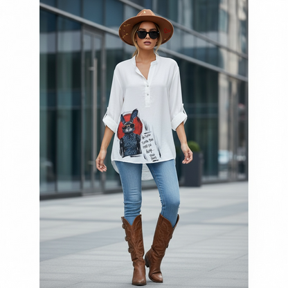 Camisa Liviana con Arte & Mensaje