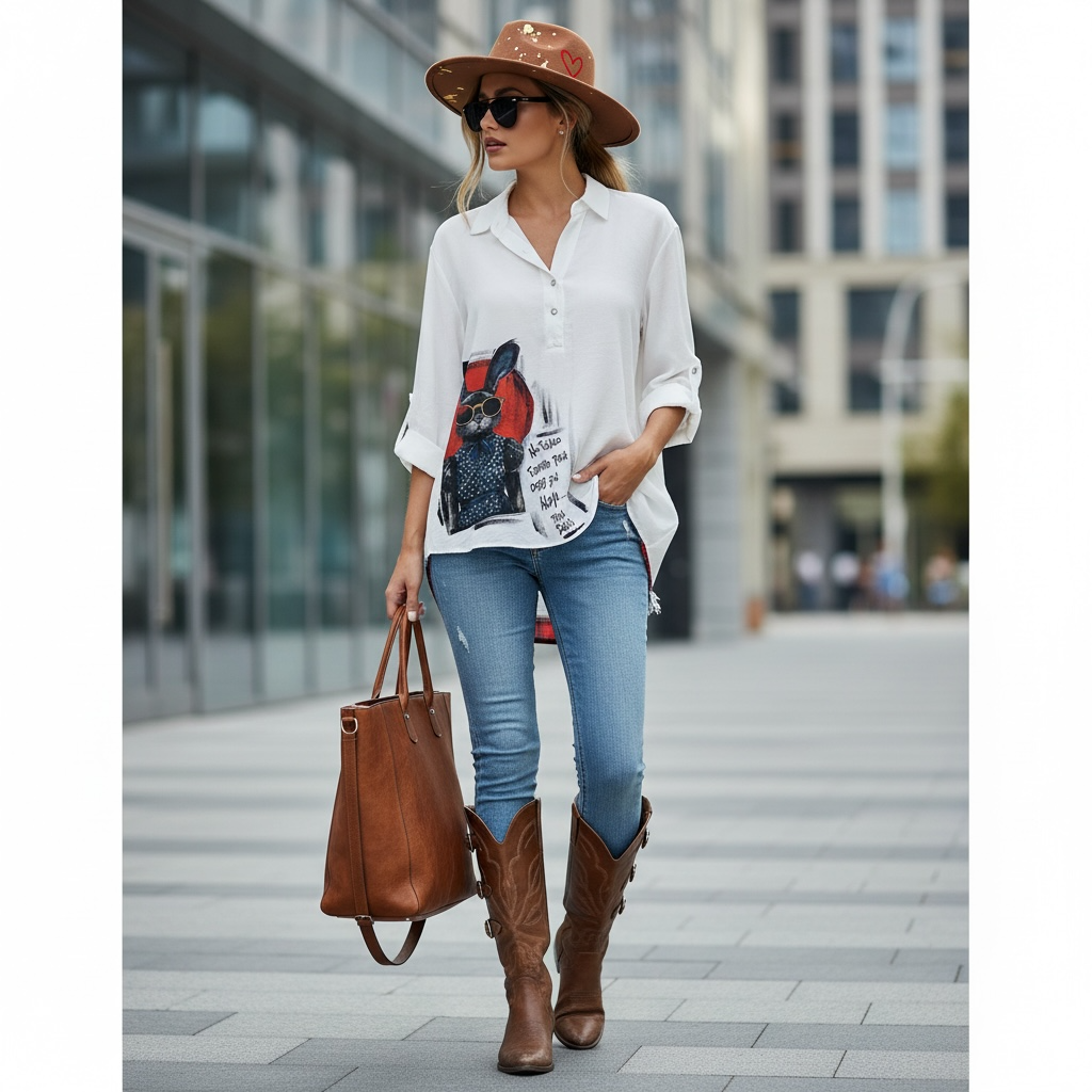 Camisa Liviana con Arte & Mensaje