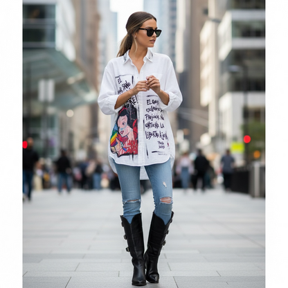 Camisa Liviana con Arte & Mensaje