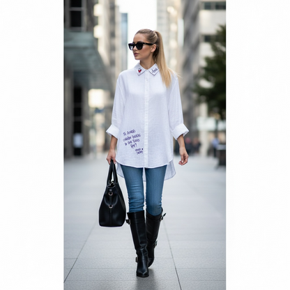 Camisa Liviana con Arte & Mensaje