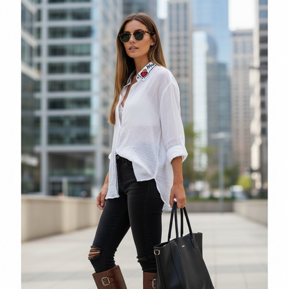 Camisa Liviana con Arte & Mensaje