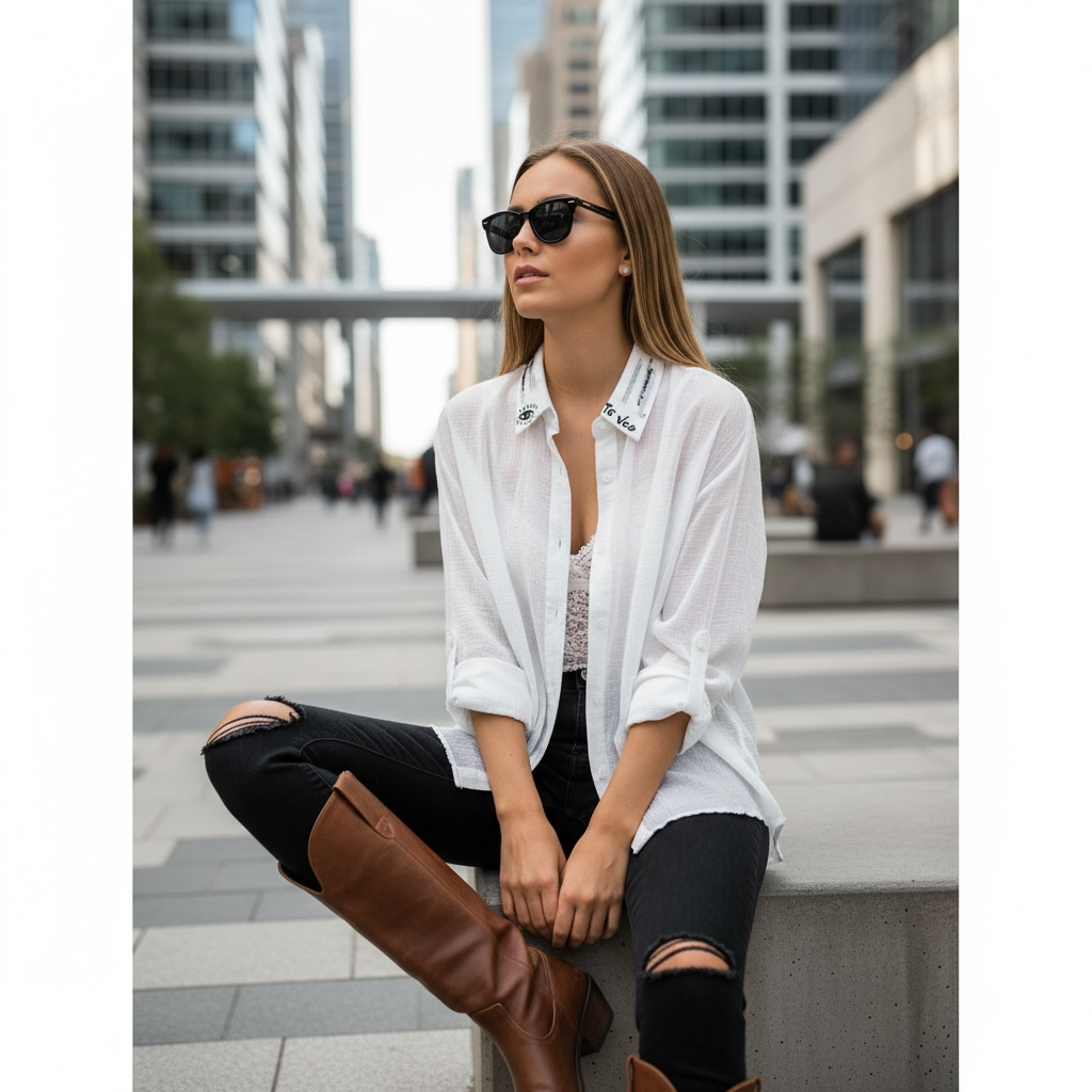 Camisa Liviana con Arte & Mensaje