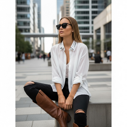 Camisa Liviana con Arte & Mensaje