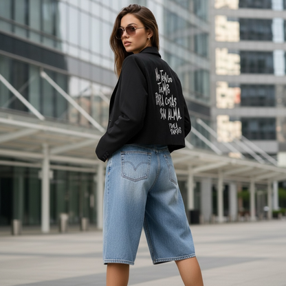 Blazer corto sastrero