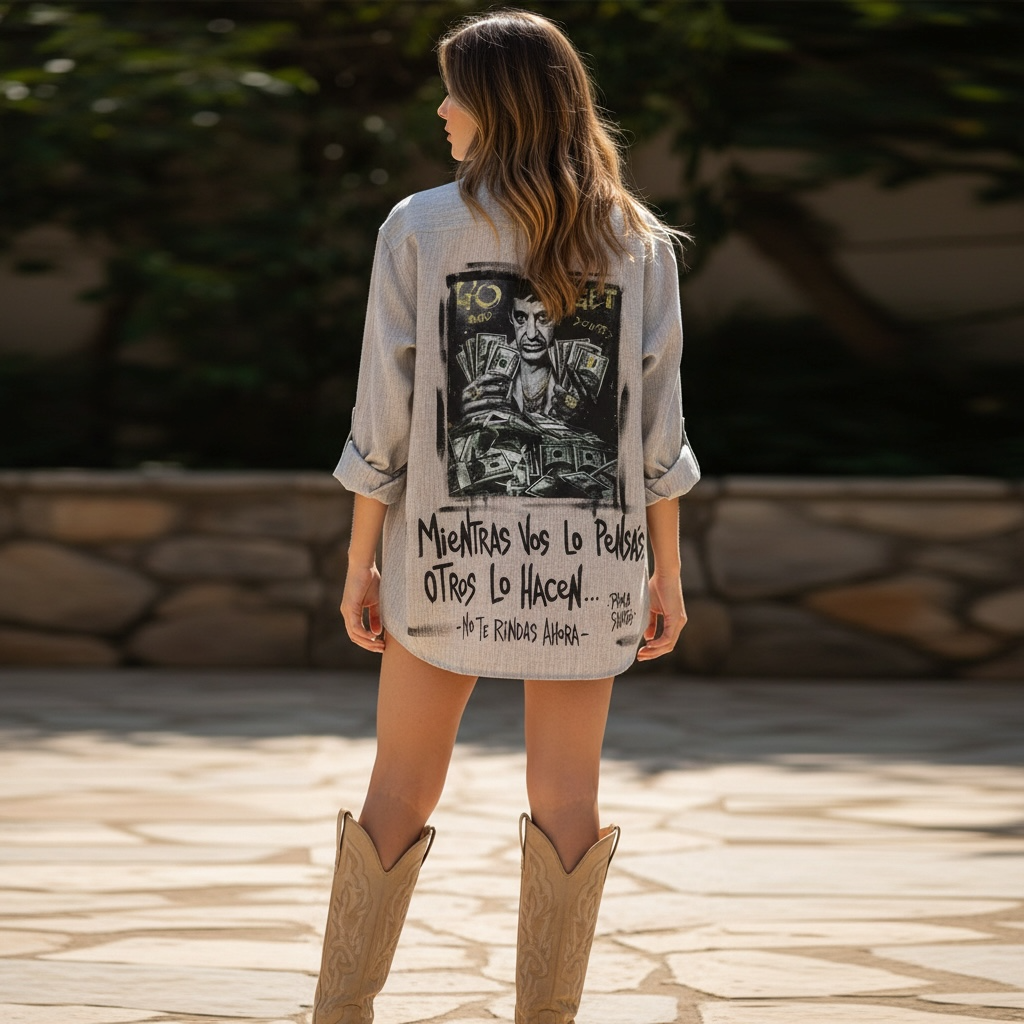 Camisa Lino Urban Art - Unisex