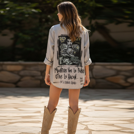 Camisa Lino Urban Art - Unisex