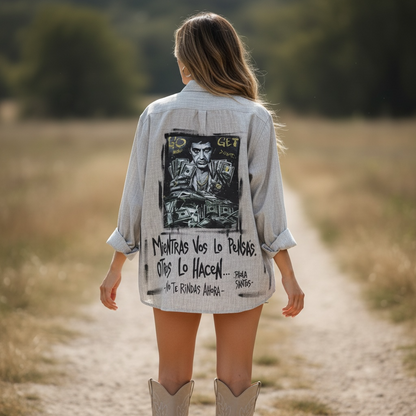 Camisa Lino Urban Art - Unisex