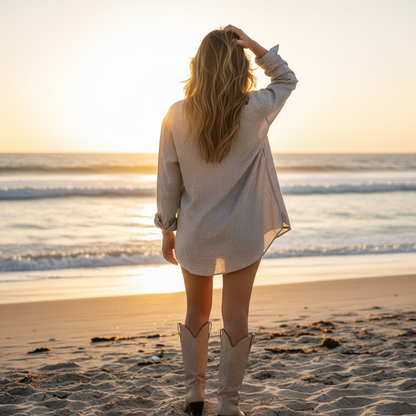 Camisa Lino Urban Art - Unisex