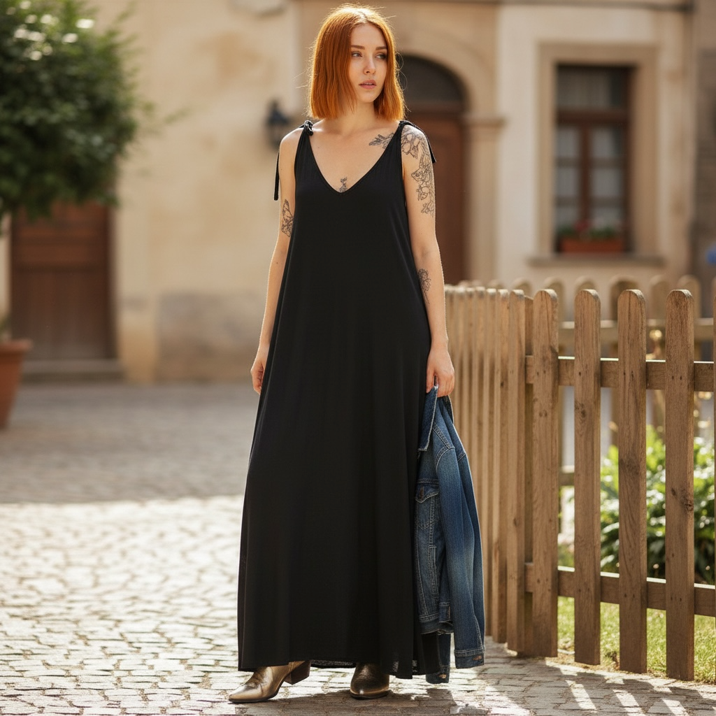 🖤 Vestido Desert – Negro