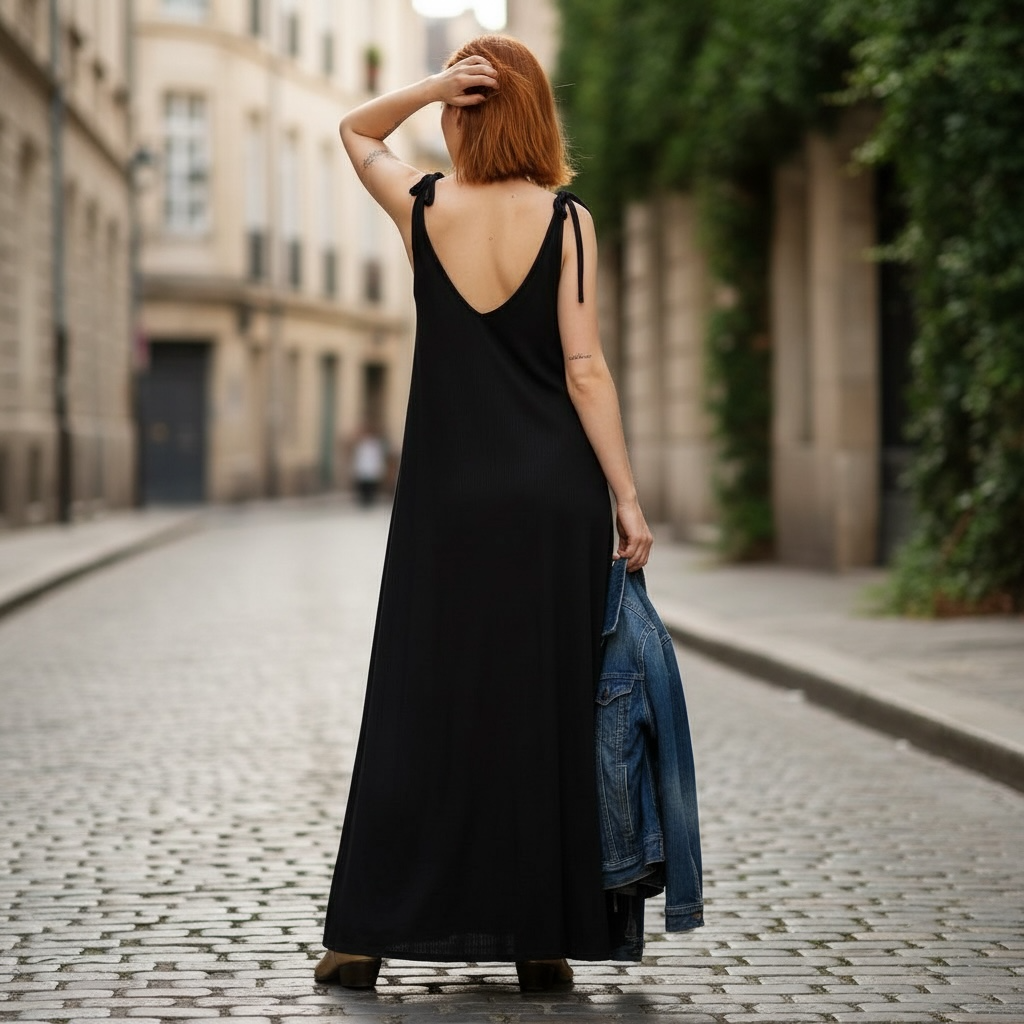 🖤 Vestido Desert – Negro