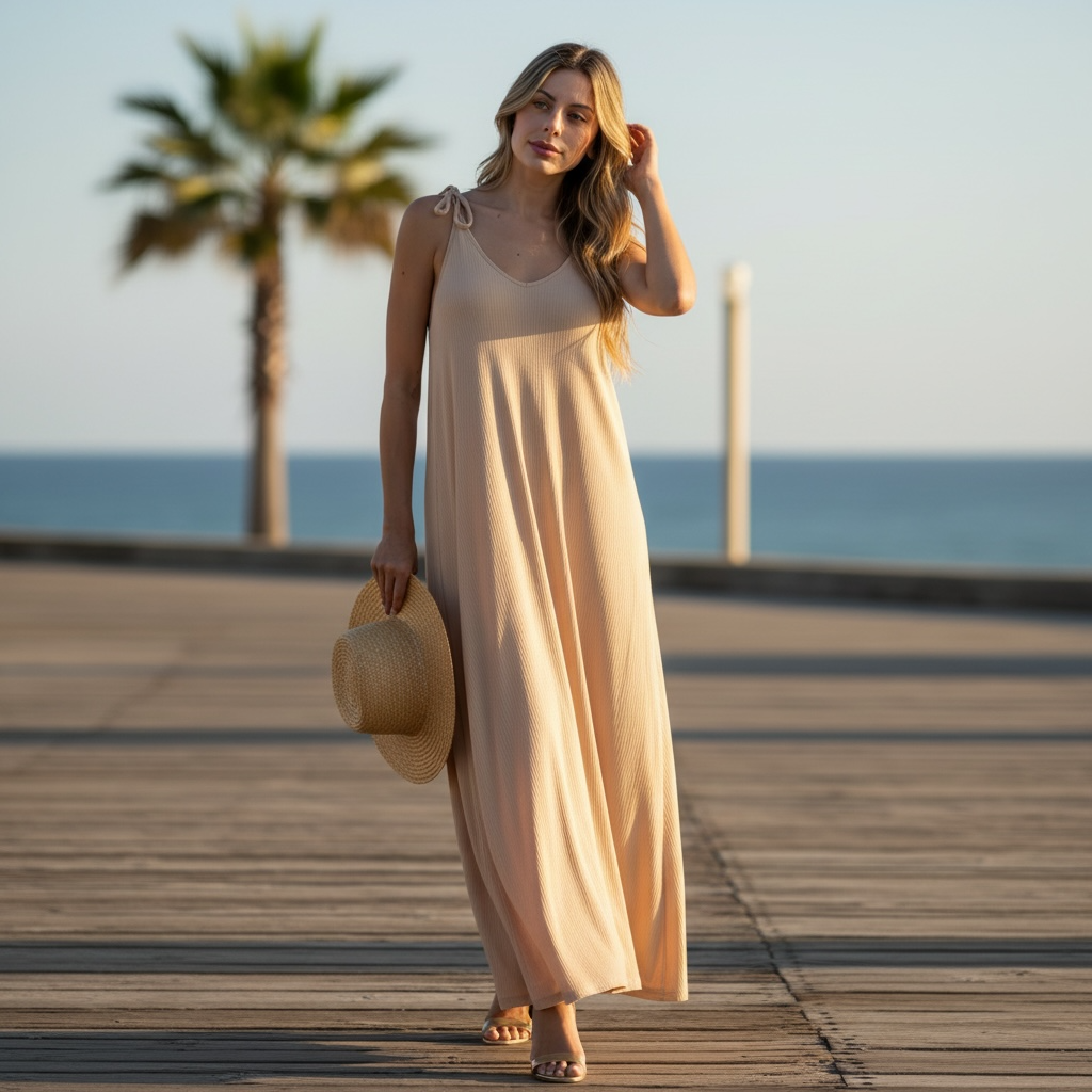 🤍 Vestido Desert – Arena