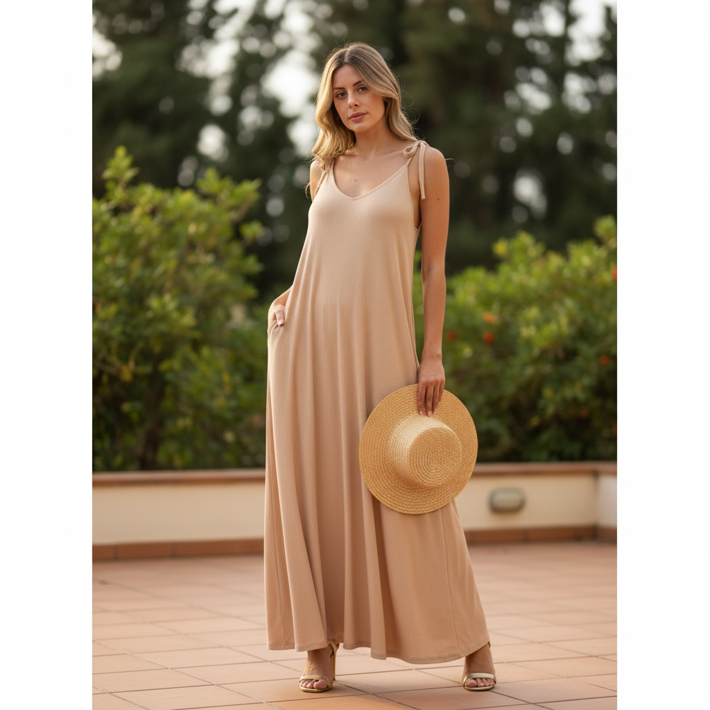 🤍 Vestido Desert – Arena