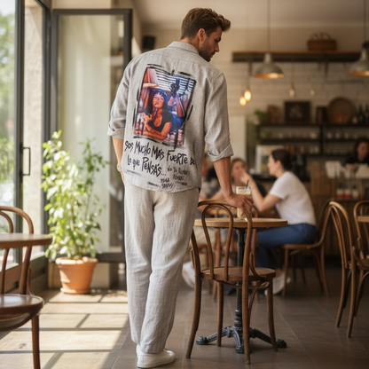 Camisa Lino Urban Art - Unisex