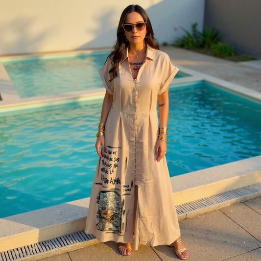 Sobrecamisa Larga Intervenida "El que es esclavo de sus prejuicios no entiende la libertad ajena"