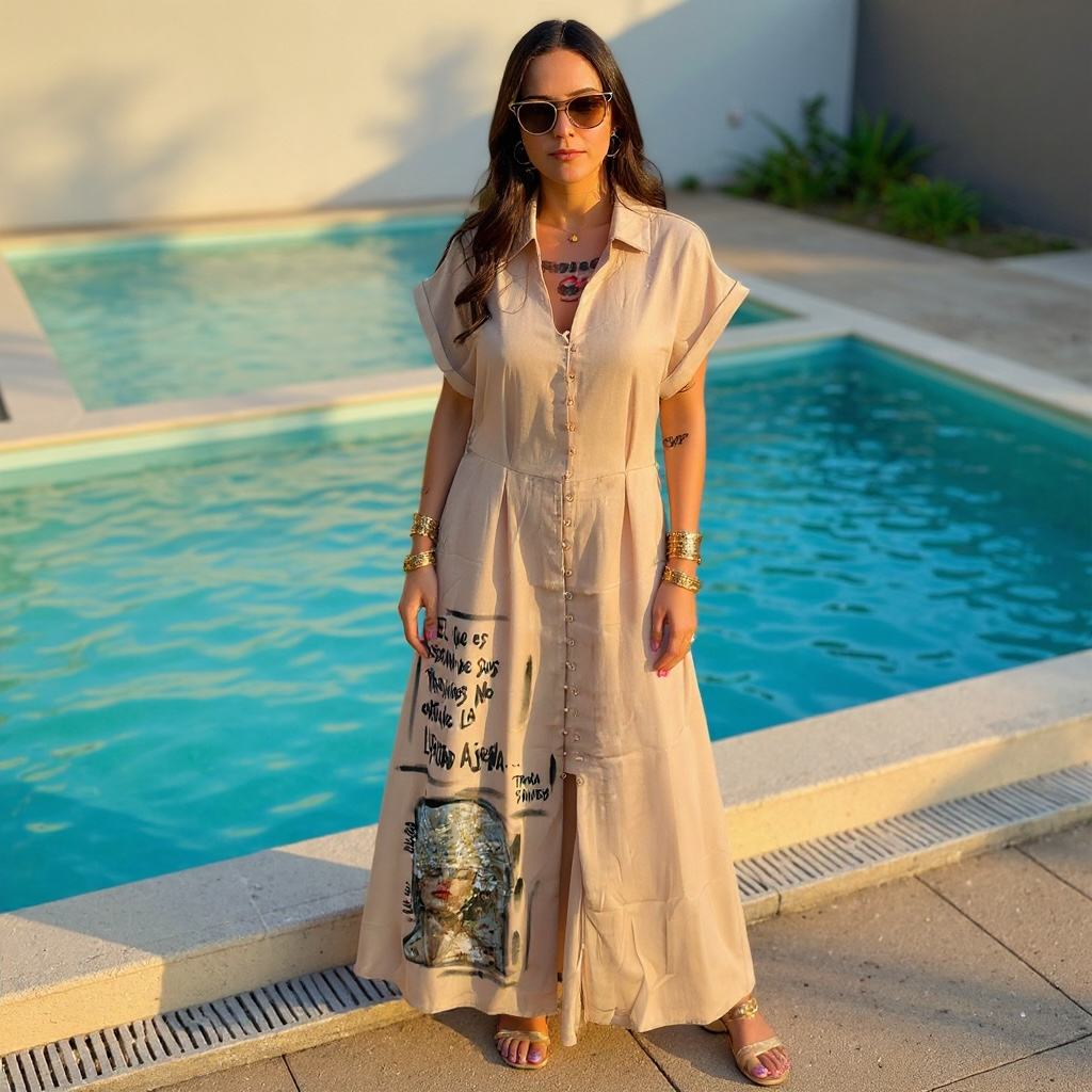 Sobrecamisa Larga Intervenida "El que es esclavo de sus prejuicios no entiende la libertad ajena"