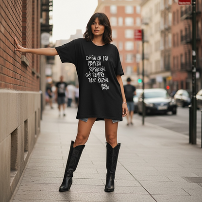 Remerón de Algodón Premium- "Confía en esa primera sensación, casi siempre tiene razón"