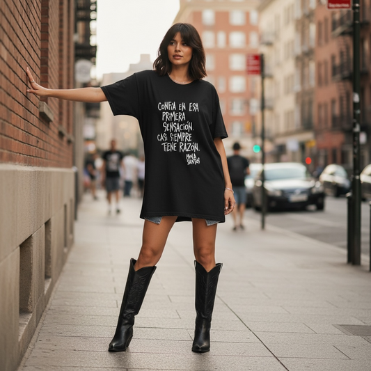 Remerón de Algodón Premium- "Confía en esa primera sensación, casi siempre tiene razón"