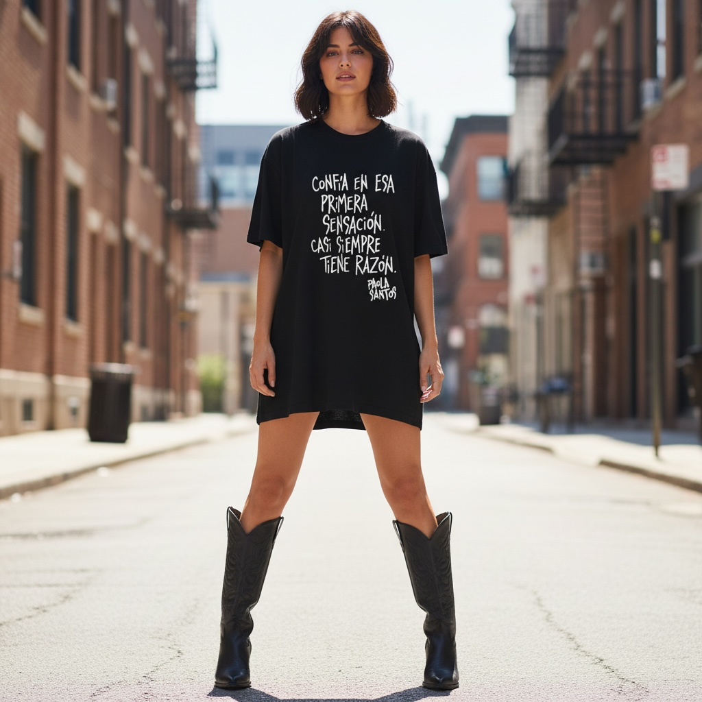 Remerón de Algodón Premium- "Confía en esa primera sensación, casi siempre tiene razón"