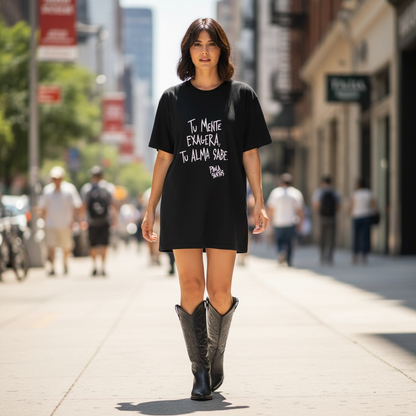 Remerón de Algodón Premium- "Tu mente exagera, tu alma sabe"