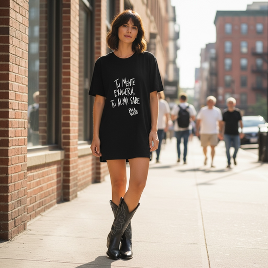 Remerón de Algodón Premium- "Tu mente exagera, tu alma sabe"