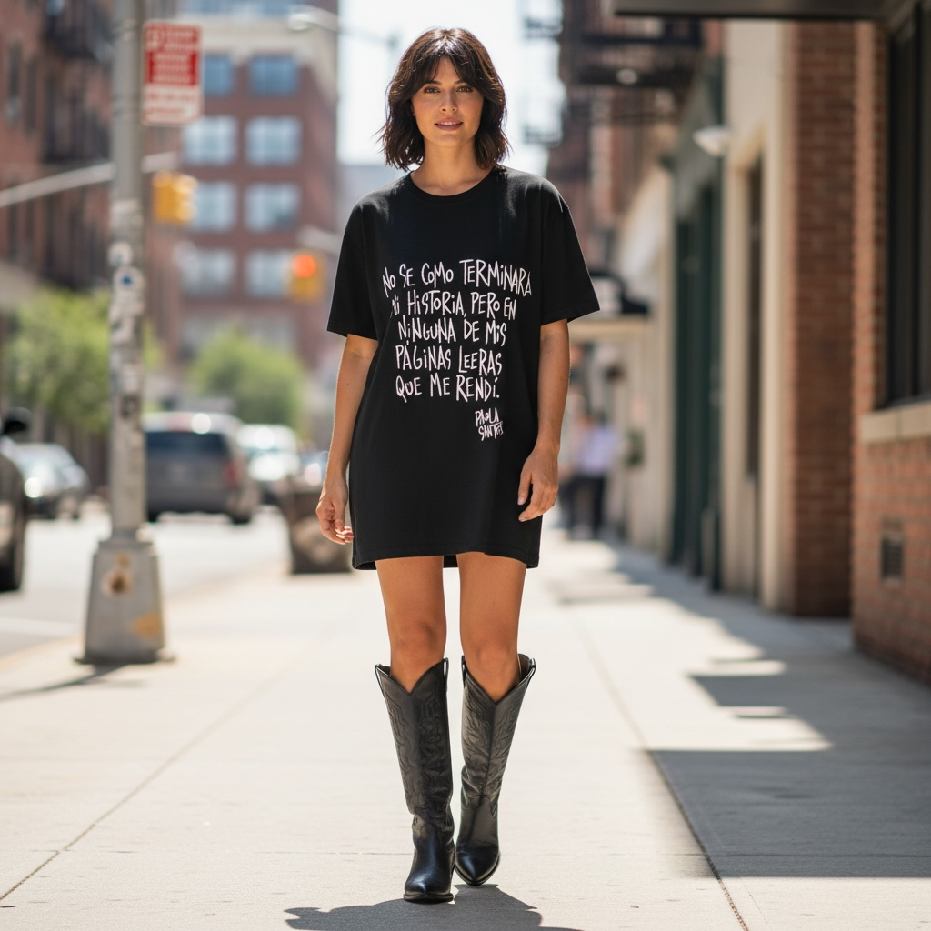 Remerón de Algodón Premium- "No sé como terminará mi historia, pero en ninguna de mis páginas leerás que me rendí"