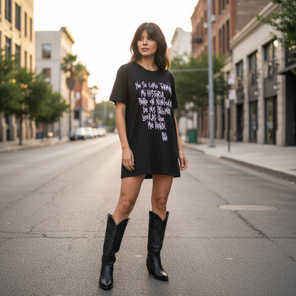 Remerón de Algodón Premium- "No sé como terminará mi historia, pero en ninguna de sus paginas leerás que me rendí"