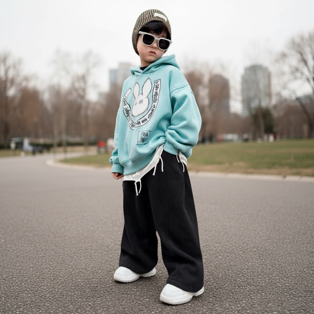 Hoodie Kids Oversize- "Lo unico imposible es quello que no intentas... No te rindas ahora"