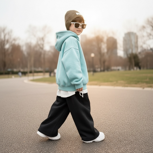 Hoodie Kids Oversize- "Lo unico imposible es quello que no intentas... No te rindas ahora"