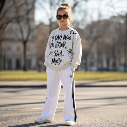 Buzo Kids Oversize – "Si tenes algo que perder, que sea el miedo"