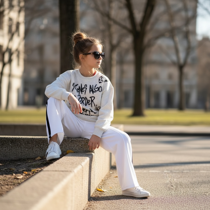 Buzo Kids Oversize – "Si tenes algo que perder, que sea el miedo"