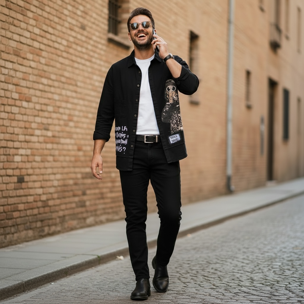 Camisa  de Denim Liviano  "Estás teniendo la vida que querés o la que quieren los demás?"