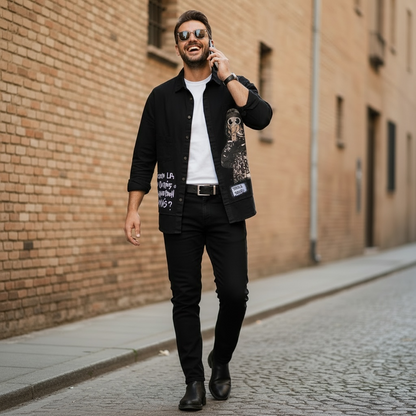 Camisa  de Denim Liviano  "Estás teniendo la vida que querés o la que quieren los demás?"