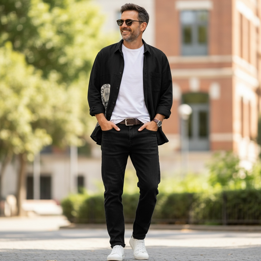 Camisa  de Denim Liviano  "Preguntame si me importa"