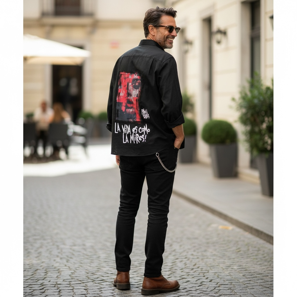Camisa de Popelina - "La vida es como la mires"