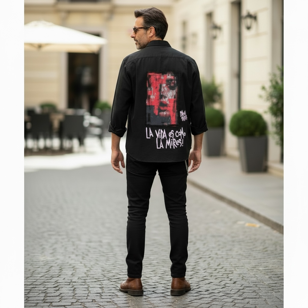 Camisa de Popelina - "La vida es como la mires"