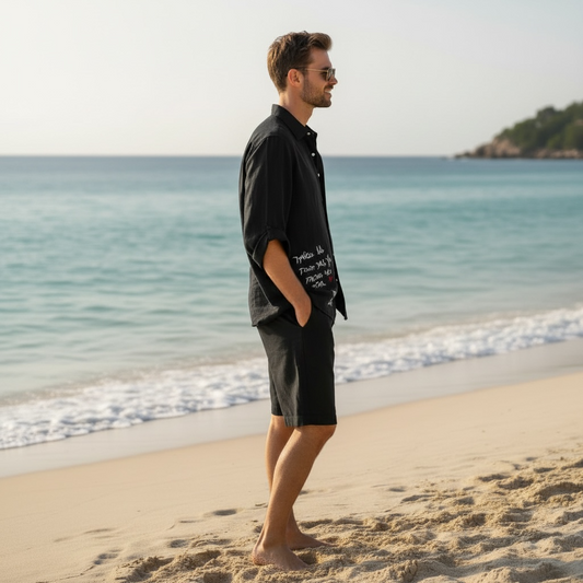 Camisa manga Dolman Sleeve - "Dónde no puedo ser yo prefiero no estar"