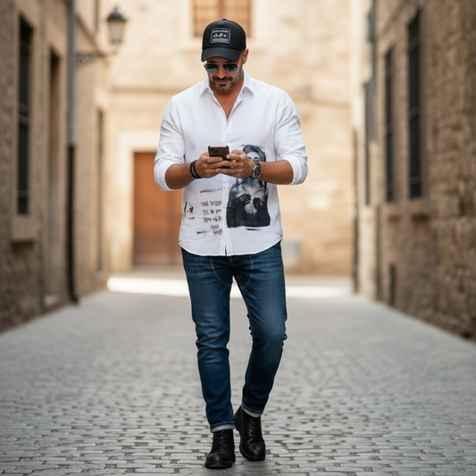 Camisa Unisex- "Para portarse mal, hay que saber con quién"